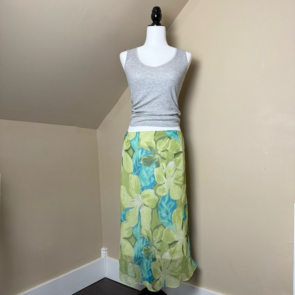 🌺 Vintage Dynamite Flowy Tropical Whimsical Skirt (read description for size) 🌺 - Picture 1 of 7